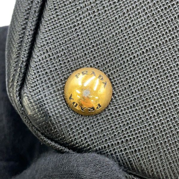 プラダ ハンドバッグ ガレリア スモール スタッズ サフィアーノレザー 1BA896 PRADA 2way 黒