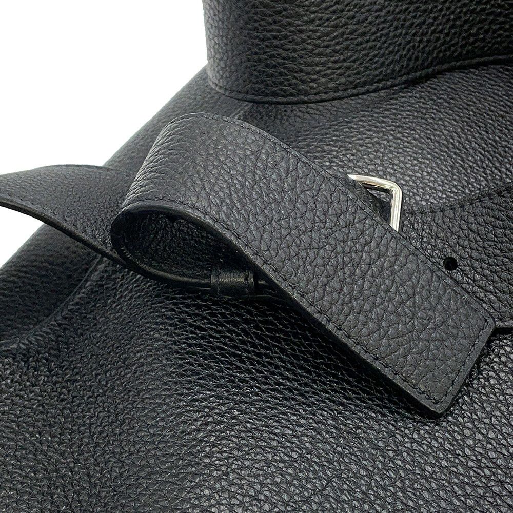 プラダ リュック ヴィッテロダイノ トライアングル バックパック レザー 2VZ099 PRADA バッグ リュックサック 黒