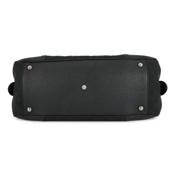 グッチ ハンドバッグ シェリーライン GGナイロン/レザー 772053 GUCCI 黒 アウトレット品