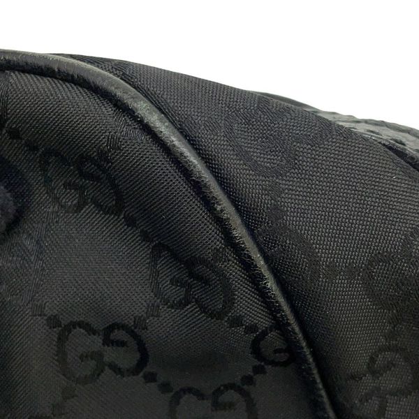 グッチ ハンドバッグ シェリーライン GGナイロン/レザー 772053 GUCCI 黒 アウトレット品