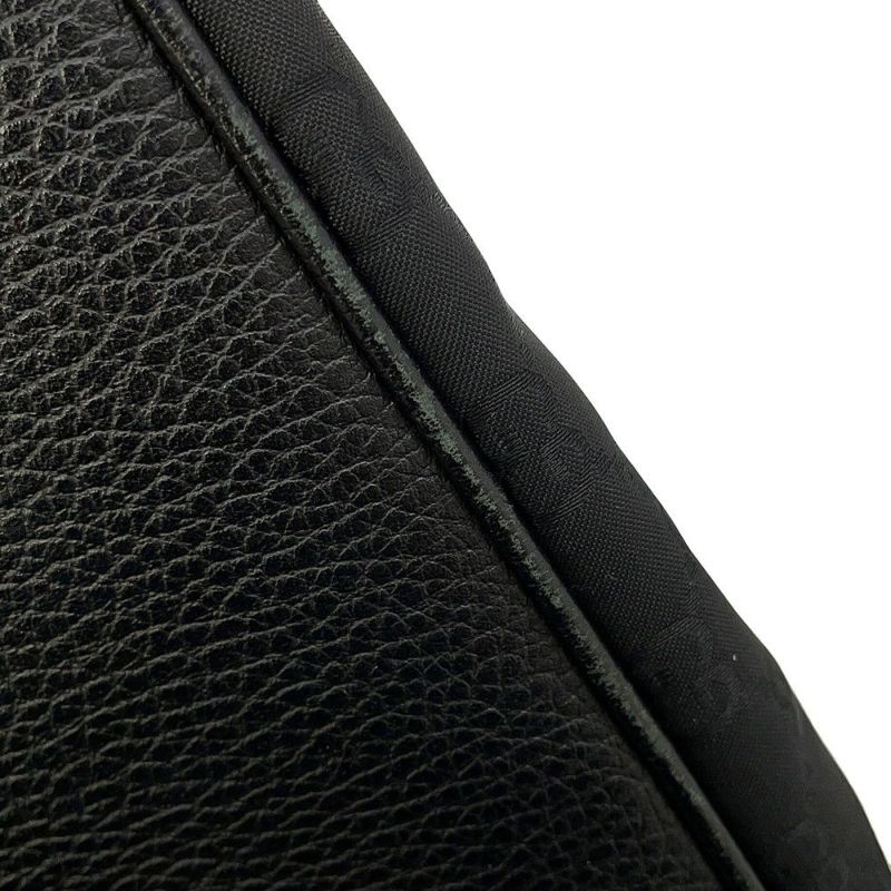 グッチ ハンドバッグ シェリーライン GGナイロン/レザー 772053 GUCCI 黒 アウトレット品