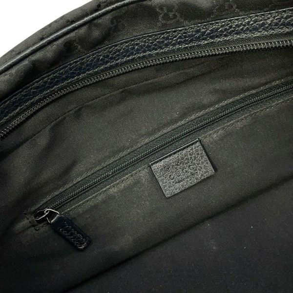 グッチ ハンドバッグ シェリーライン GGナイロン/レザー 772053 GUCCI 黒 アウトレット品