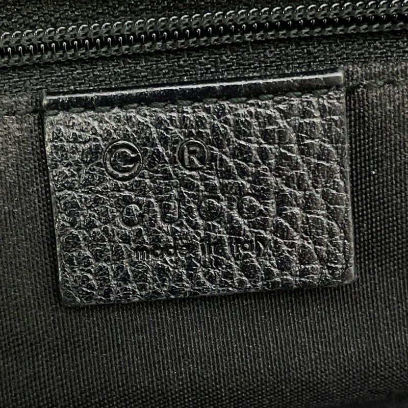 グッチ ハンドバッグ シェリーライン GGナイロン/レザー 772053 GUCCI 黒 アウトレット品