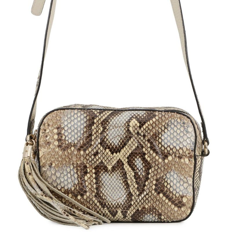 グッチ ショルダーバッグ ソーホー ディスコバッグ パイソン 308364 GUCCI フリンジ タッセル インターロッキングG