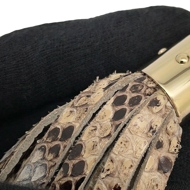 グッチ ショルダーバッグ ソーホー ディスコバッグ パイソン 308364 GUCCI フリンジ タッセル インターロッキングG