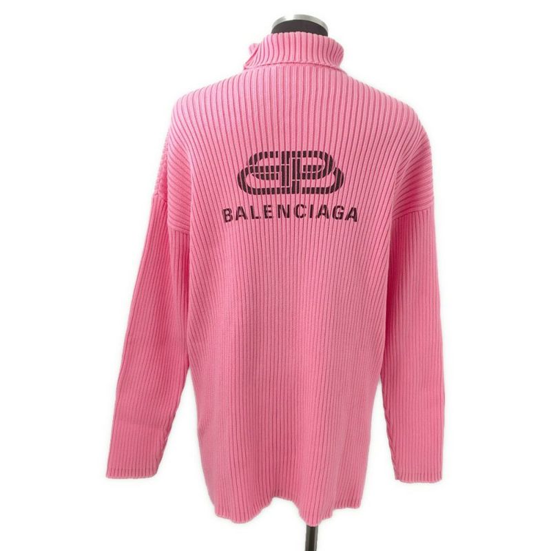 バレンシアガ ニット ロゴ オーバーサイズ ニットセーター メンズサイズXS 583089 BALENCIAGA トップス