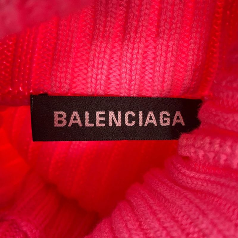バレンシアガ ニット ロゴ オーバーサイズ ニットセーター メンズサイズXS 583089 BALENCIAGA トップス