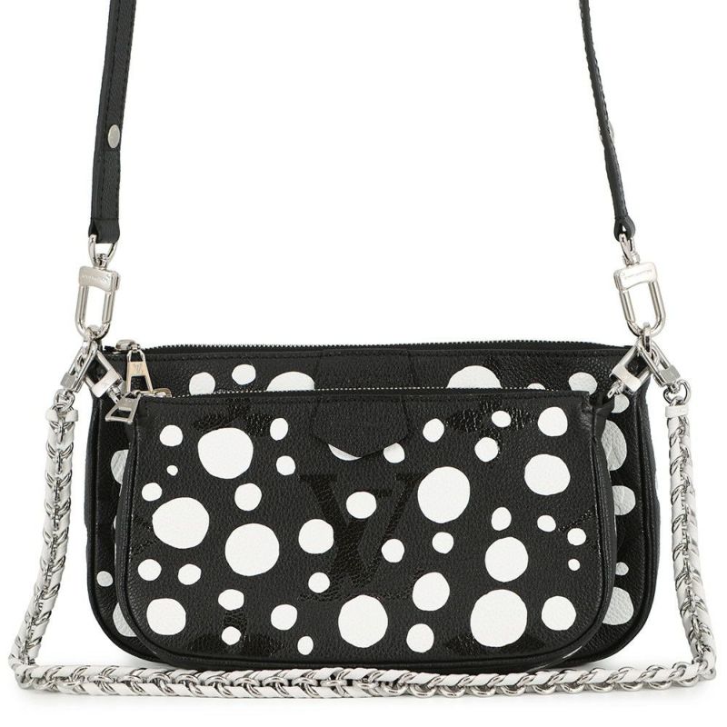 ルイヴィトン ショルダーバッグ モノグラム・アンプラント/インフィニティ ドット LV×YK ミュルティ・ポシェット・アクセソワール M46410