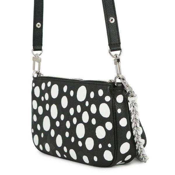 ルイヴィトン ショルダーバッグ モノグラム・アンプラント/インフィニティ ドット LV×YK ミュルティ・ポシェット・アクセソワール M46410