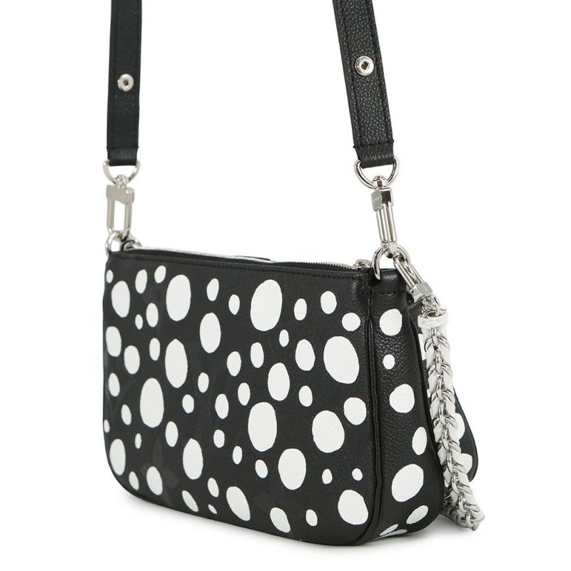 ルイヴィトン ショルダーバッグ モノグラム・アンプラント/インフィニティ ドット LV×YK ミュルティ・ポシェット・アクセソワール M46410