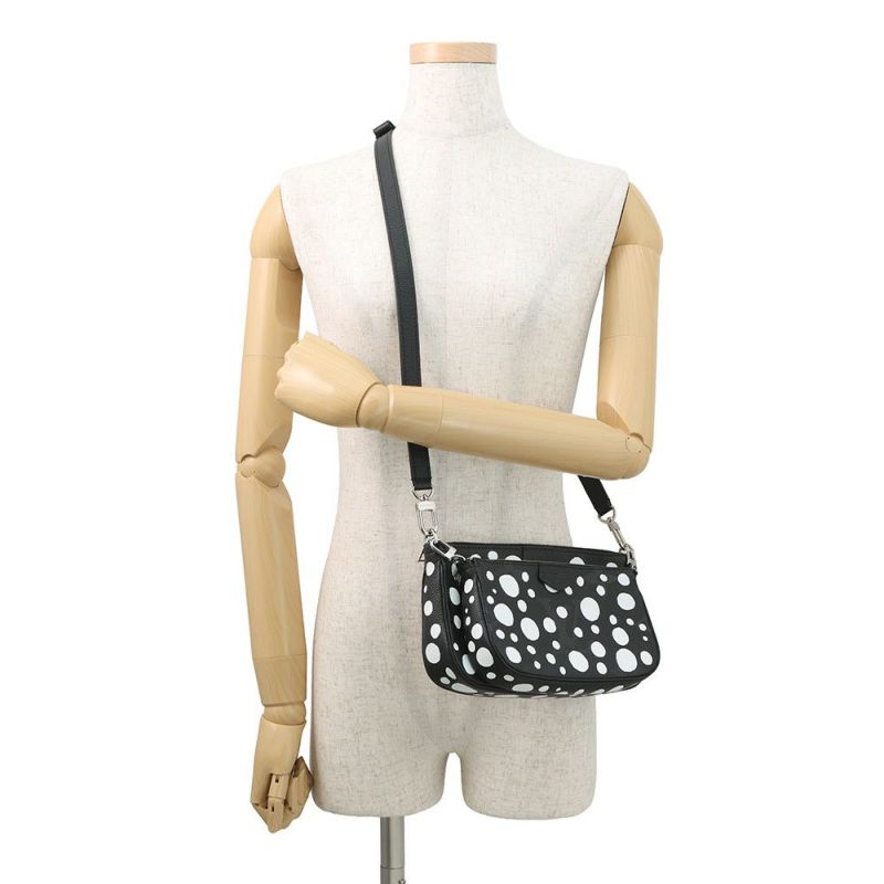 ルイヴィトン ショルダーバッグ モノグラム・アンプラント/インフィニティ ドット LV×YK ミュルティ・ポシェット・アクセソワール M46410