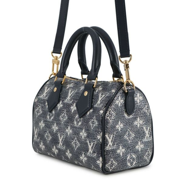 ルイヴィトン ハンドバッグ モノグラム・ラミネーテッド・ジャガード スピーディ・バンドリエール 20 M23069 ヴィトン