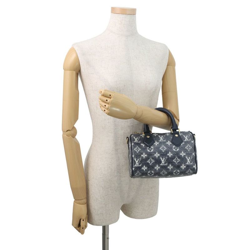 ルイヴィトン ハンドバッグ モノグラム・ラミネーテッド・ジャガード スピーディ・バンドリエール 20 M23069 ヴィトン