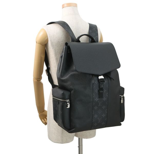ルイヴィトン リュック タイガラマ/モノグラム・エクリプス バックパック M30417 LOUIS VUITTON ヴィトン 黒 ブラック メンズ