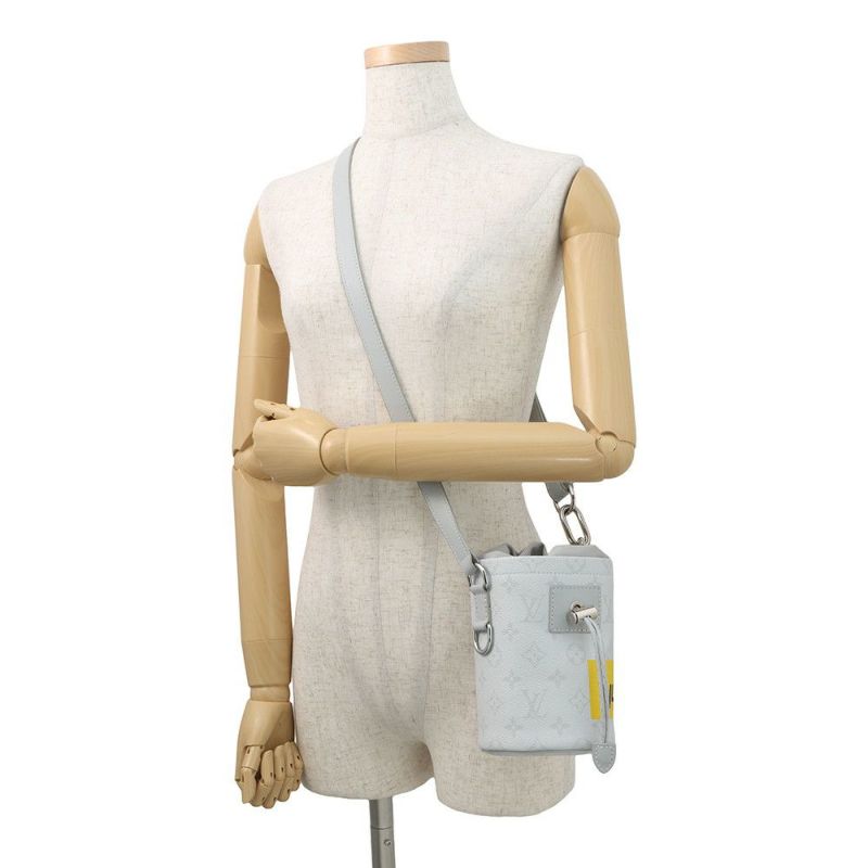 ルイヴィトン ショルダーバッグ ホワイトモノグラム チョーク・ナノバッグ M44631 LOUIS VUITTON ヴィトン バッグ