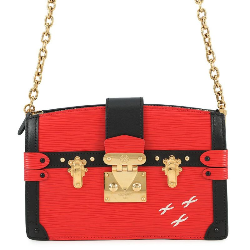 ルイヴィトン ショルダーバッグ エピ トランククラッチ M51697 LOUIS VUITTON 2wayクラッチバッグ