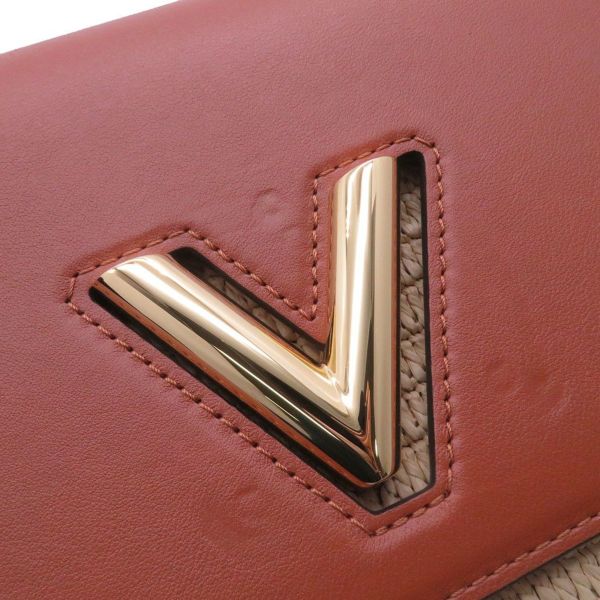 ルイヴィトン ハンドバッグ レザー/ラフィア ツイスト MM M57648 LOUIS VUITTON ヴィトン 2way ショルダー セール品