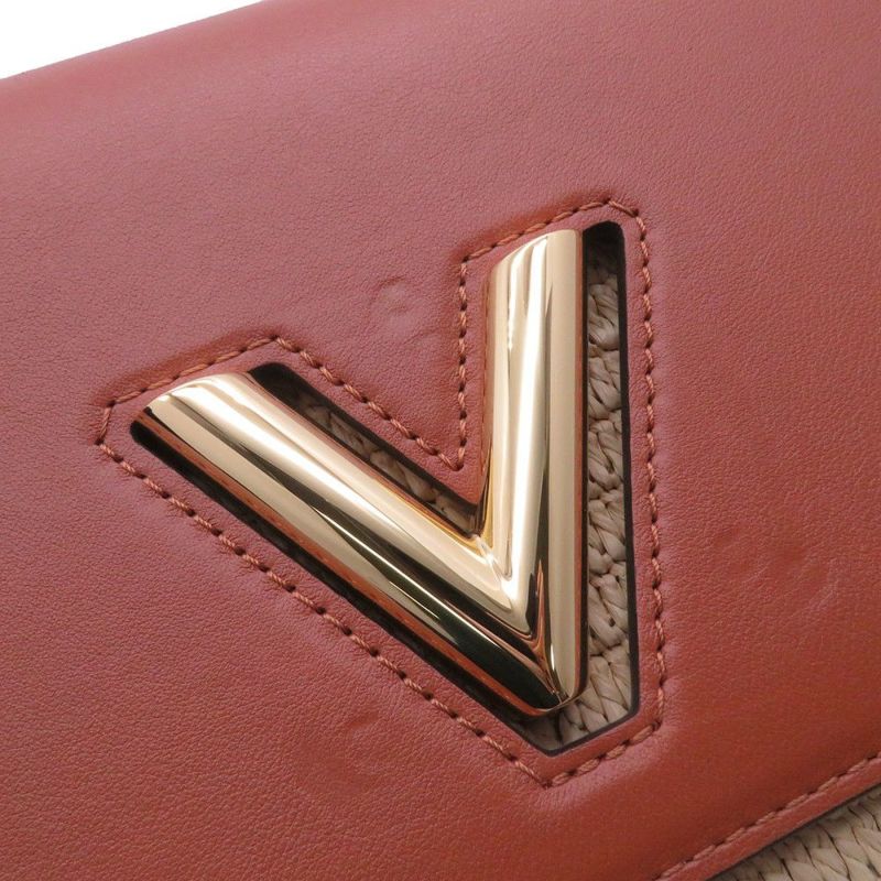 ルイヴィトン ハンドバッグ レザー/ラフィア ツイスト MM M57648 LOUIS VUITTON ヴィトン 2way ショルダー セール品