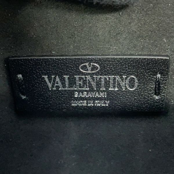 ヴァレンティノ・ガラヴァーニ ショルダーバッグ VLTNロゴ VALENTINO 2wayボディバッグ 黒