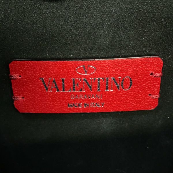 ヴァレンティノ・ガラヴァーニ ショルダーバッグ VLTNロゴ レザー VALENTINO 黒