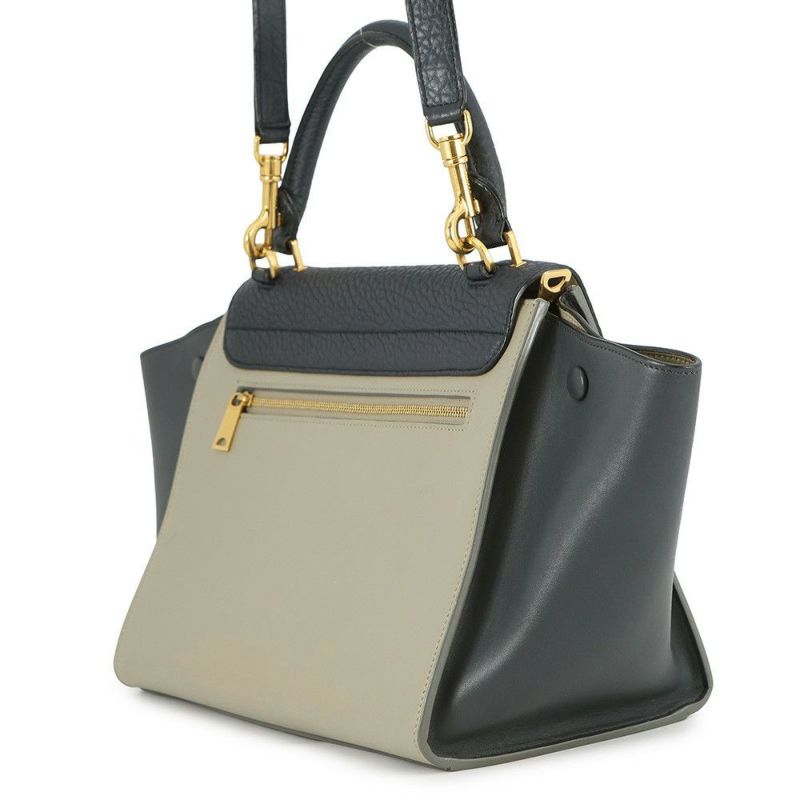 セリーヌ ハンドバッグ トラペーズ スモール レザー 174683 CELINE 2way
