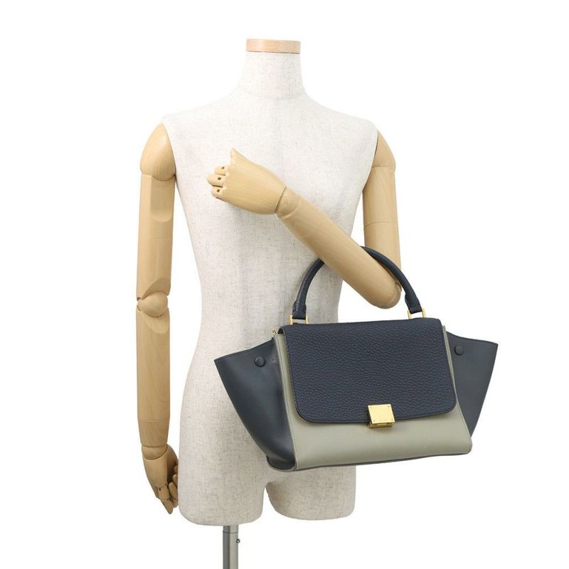セリーヌ ハンドバッグ トラペーズ スモール レザー 174683 CELINE 2way