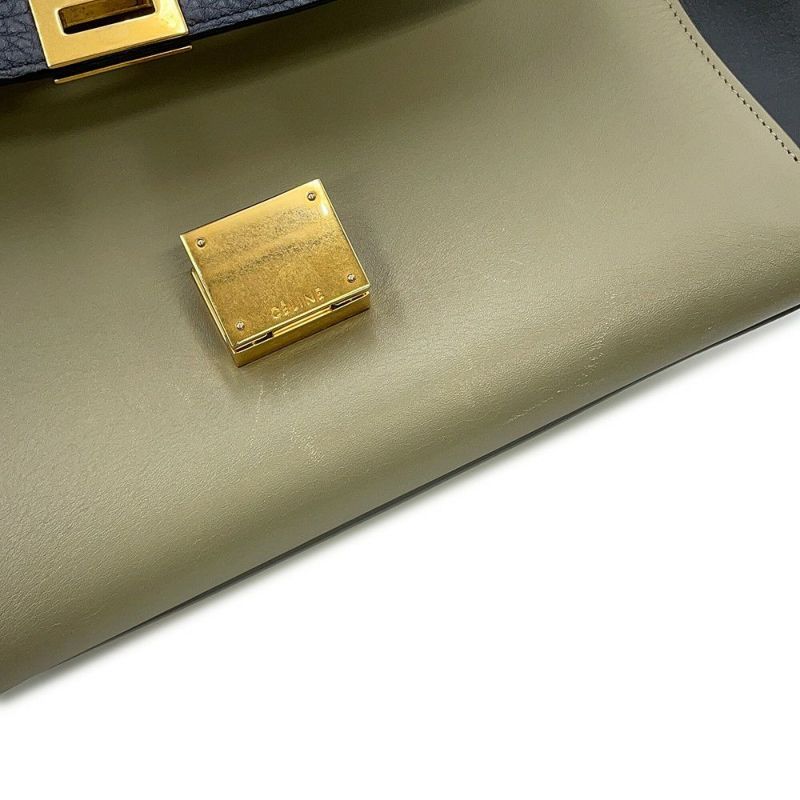 セリーヌ ハンドバッグ トラペーズ スモール レザー 174683 CELINE 2way