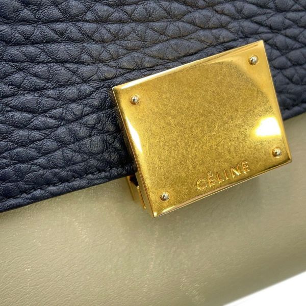 セリーヌ ハンドバッグ トラペーズ スモール レザー 174683 CELINE 2way