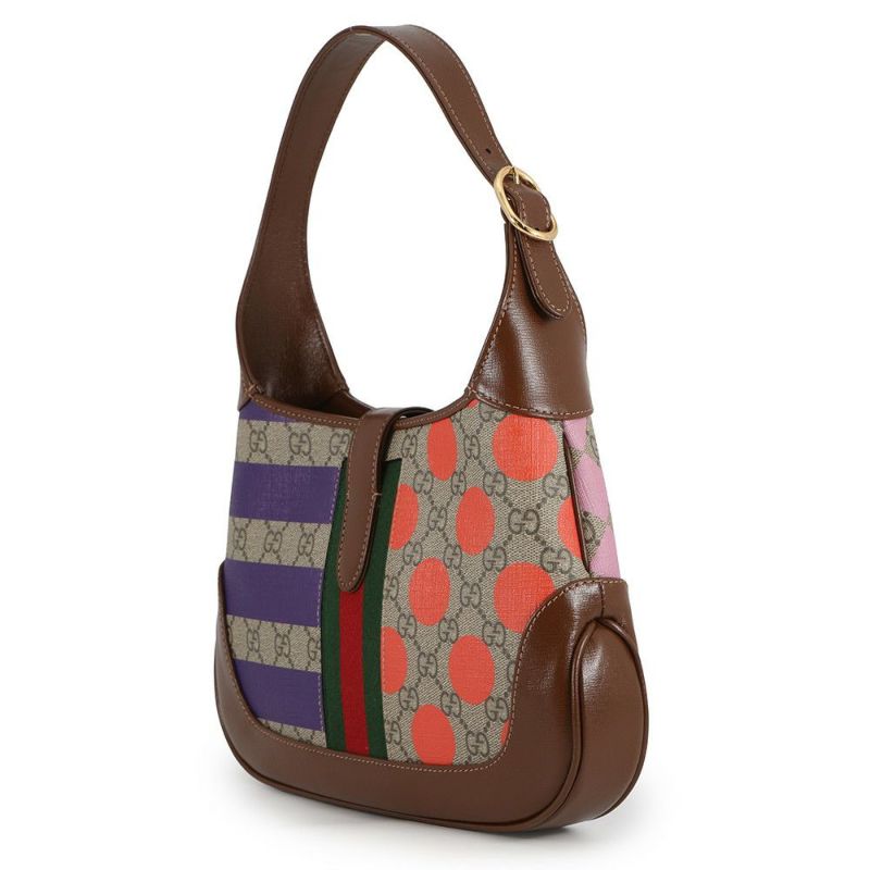 グッチ ショルダーバッグ ジャッキー 1961 GGスプリーム ジオメトリックプリント スモール 636706 GUCCI