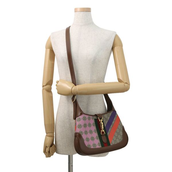 グッチ ショルダーバッグ ジャッキー 1961 GGスプリーム ジオメトリックプリント スモール 636706 GUCCI