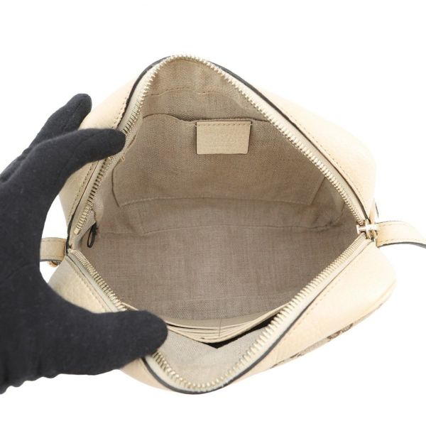 グッチ ショルダーバッグ GGキャンバス/レザー 449413 GUCCI アウトレット品