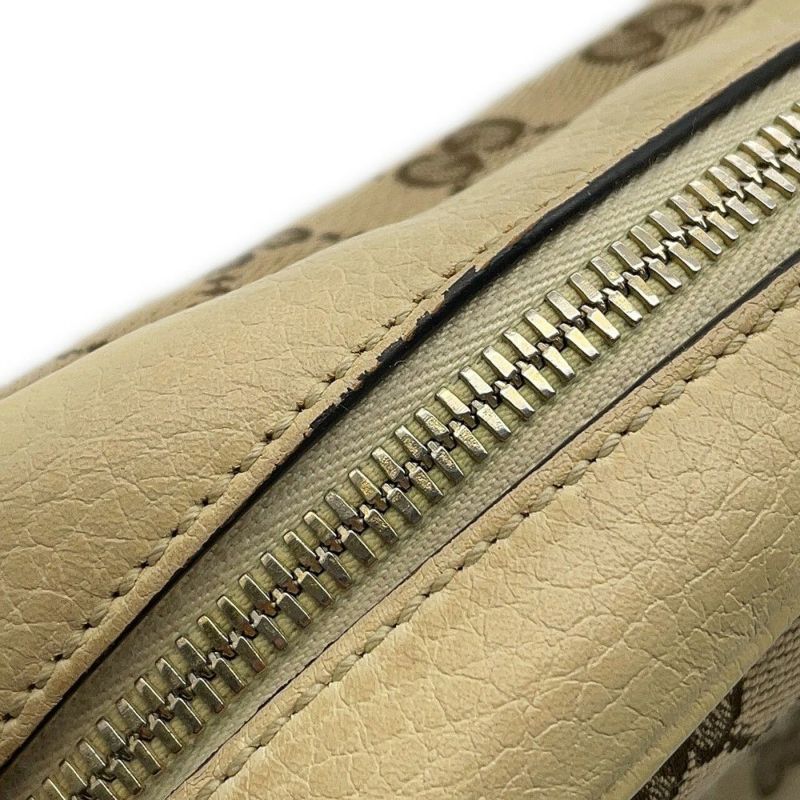 グッチ ショルダーバッグ GGキャンバス/レザー 449413 GUCCI アウトレット品