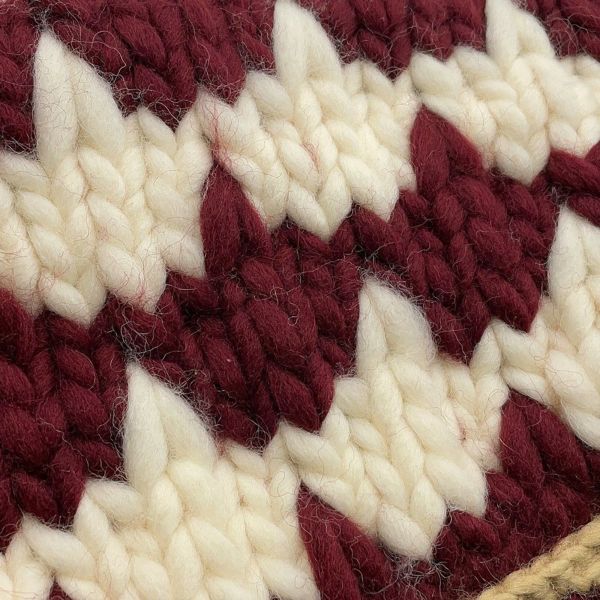 グッチ チェーンショルダーバッグ ニット GGマーモント ウール/レザー 443497 GUCCI 白