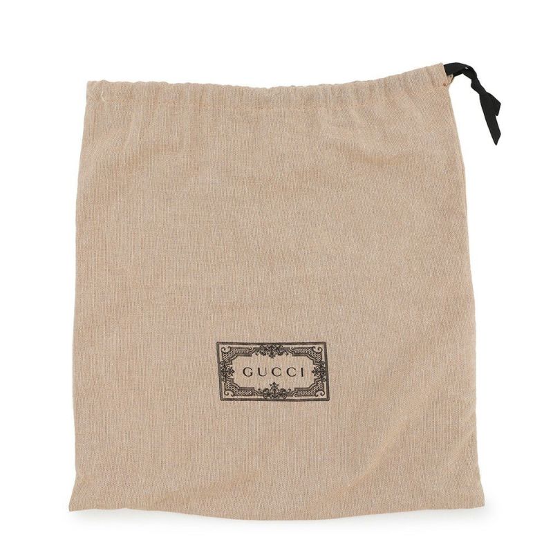 グッチ チェーンショルダーバッグ ニット GGマーモント ウール/レザー 443497 GUCCI 白