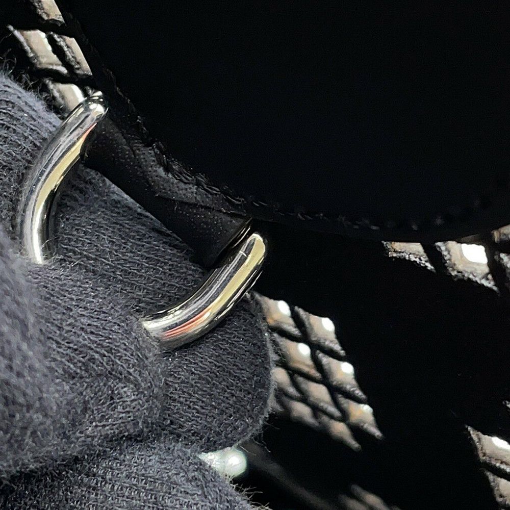 グッチ トートバッグ カットアウトモチーフ ミディアム GG レザー 772229 GUCCI ポーチ付き 黒