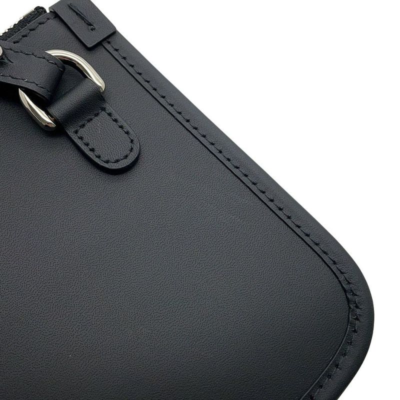 グッチ トートバッグ カットアウトモチーフ ミディアム GG レザー 772229 GUCCI ポーチ付き 黒