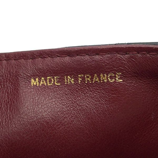 シャネル チェーンショルダーバッグ マトラッセ ココマーク フルフラップ ラムスキン A02500 CHANEL 黒