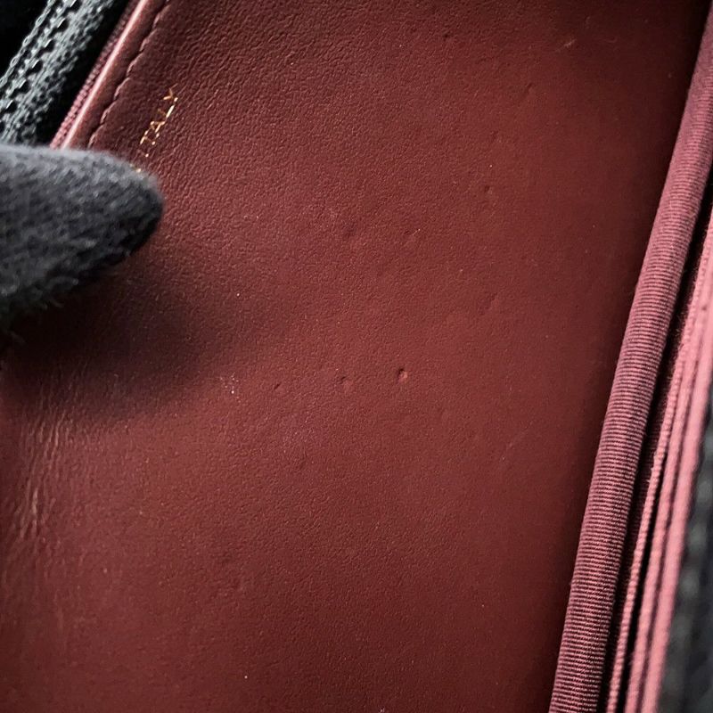 シャネル チェーンウォレット マトラッセ ココマーク キャビアスキン AP0250 CHANEL 財布 黒