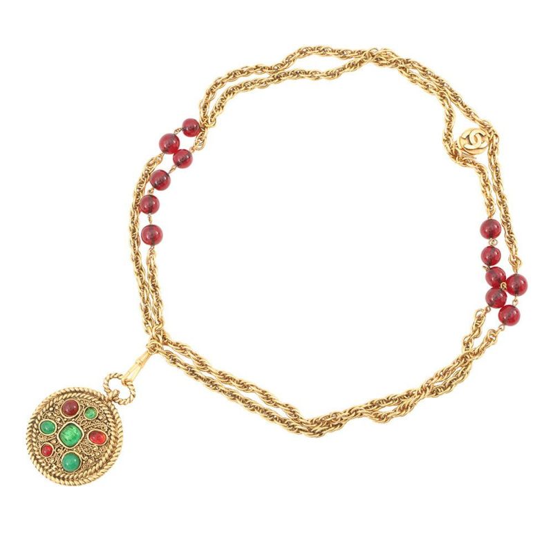 シャネル ネックレス グリポワ ココマーク メタル CHANEL アクセサリー
