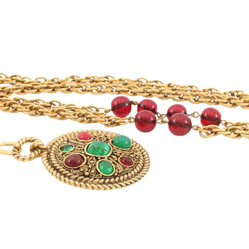 シャネル ネックレス グリポワ ココマーク メタル CHANEL アクセサリー