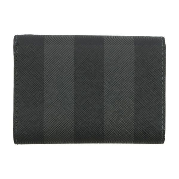 バーバリー 三つ折り財布 チェック柄 コンパクトトウォレット レザー 8062606 BURBERRY