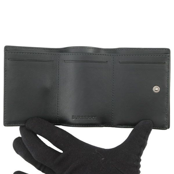 バーバリー 三つ折り財布 チェック柄 コンパクトトウォレット レザー 8062606 BURBERRY