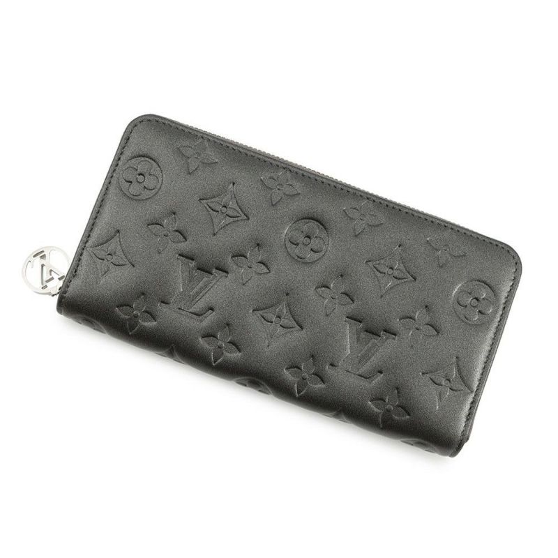 ルイヴィトン 長財布 ラムレザー/モノグラム・パターン ジッピーウォレット M81763 LOUIS VUITTON 財布