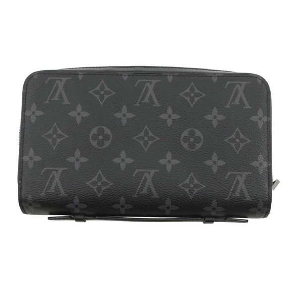 ルイヴィトン 長財布 モノグラム・エクリプス ジッピーXL M61698 LOUIS VUITTON 旧型金具 黒 ブラック
