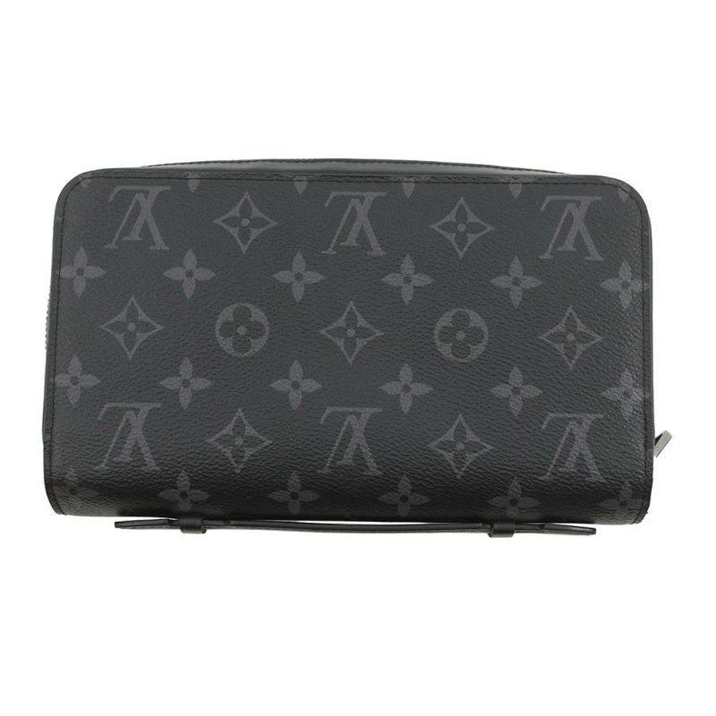 ルイヴィトン 長財布 モノグラム・エクリプス ジッピーXL M61698 LOUIS VUITTON 旧型金具 黒 ブラック
