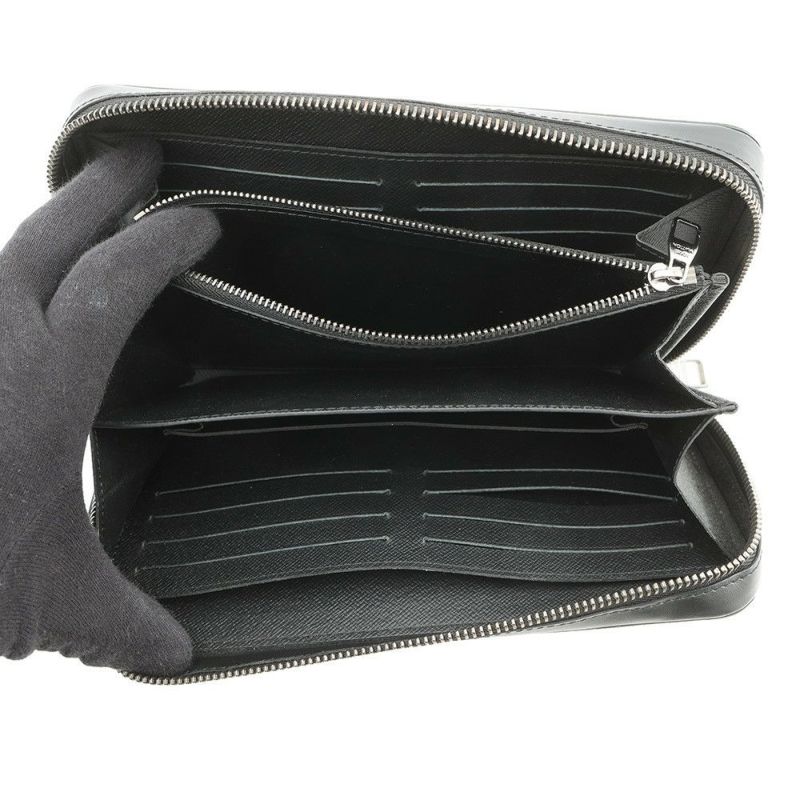 ルイヴィトン 長財布 モノグラム・エクリプス ジッピーXL M61698 LOUIS VUITTON 旧型金具 黒 ブラック
