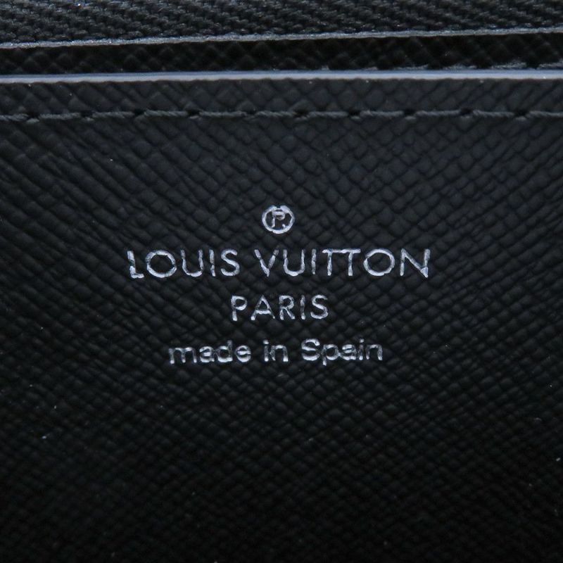ルイヴィトン 長財布 モノグラム・エクリプス ジッピーXL M61698 LOUIS VUITTON 旧型金具 黒 ブラック