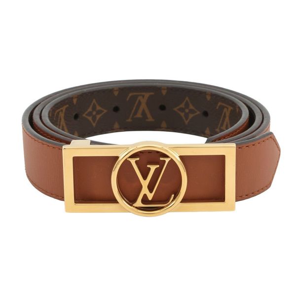 ルイヴィトン ベルト モノグラム ドーフィーヌ 25MM リバーシブル サイズ85 M0196V LOUIS VUITTON