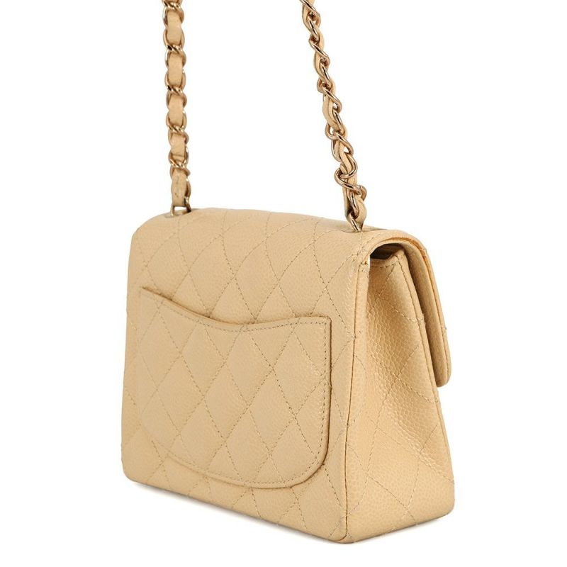 シャネル チェーンショルダーバッグ ミニマトラッセ ココマーク キャビアスキン A35200 CHANEL 黒