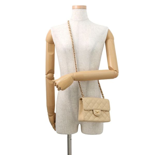 シャネル チェーンショルダーバッグ ミニマトラッセ ココマーク キャビアスキン A35200 CHANEL 黒